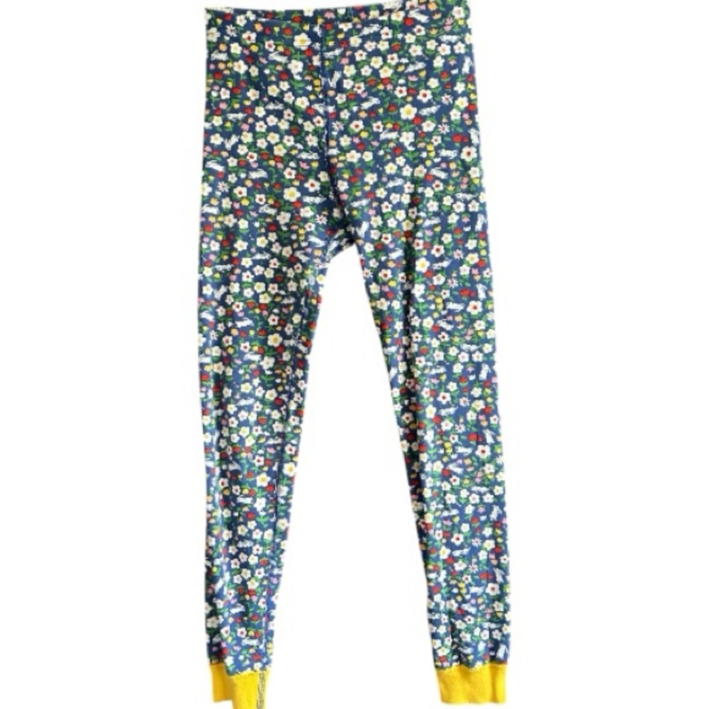 Hanna Andersson size 140 (10) bunnies and bloom - pajama bottoms only